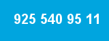 925 540 95 11 925 540 95 11